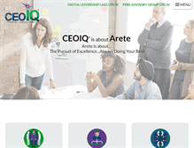 Tablet Screenshot of ceoiq.com